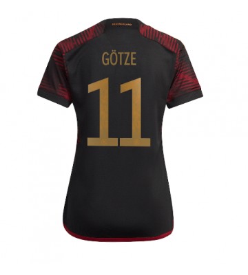 Lacne Ženy Futbalové dres Nemecko Mario Gotze #11 MS 2022 Krátky Rukáv - Preč
